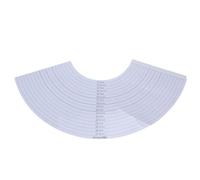 Règle de mesure de cône de calibreur d ' anneaux d ' échelle facile à lire, règle de mesure de cône de calibreur d ' anneaux de collier adaptée colliers, jauge circulaire, mesureur de collier