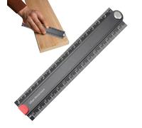 Règle de mesure pliable - 30 cm - Règle droite pliable à 90 degrés - Outil de mesure géométrique de précision pour artistes, designers, architectes, rénovation de maison