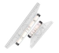 Règle de Mesure pour Designer, Règle Roulante en Plastique 2 Pièces | Regle A Rouleau, Outil de Mesure Ptable, Règle Roulante D'ingénieur, pour Dessin et Tracé Précis