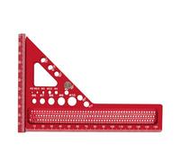 Règle de mesure pour le travail du bois, règle triangulaire multi-angles en aluminium, mesure 3D, outil de haute précision, rapporteur carré pour charpentier