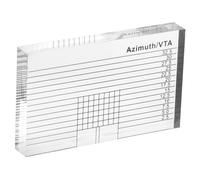 Règle de Mesure pour Platine Vinyle, Acrylique Transparent, Réglage | Aide D’auto-calibrage Légère, Lignes Nettes et Surface Lisse, pour Cellule et Entretien
