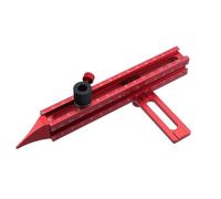 Règle de nivellement de plafond magnétique en aluminium 180 mm Rouge | Règle de nivellement magnétique à quatre côtés fabriquée en alliage d'aluminium pour une disposition précise du plafond et