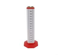 Règle de nivellement en alliage d'aluminium - Échelle latérale | Plancher de maçon horizontal Rouge 16,8 cm