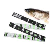 Règle de pêche portable de 1,6 m, planche à mesurer pliable et compacte | Outil de mesure pour pêcheur, kayak, bateau, yacht, pont, refroidisseur, établi, eau salée