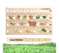 Règle de plantation et bois à emboîter - Outil de jardin, outil d'espacement de semis - Pour débutants, professionnels, jardiniers, agriculteurs, légumes, projet scolaire, balcon, parterres de fleurs