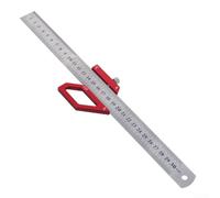 Règle de positionnement en acier pour repérer les angles et tracer les angles - Jauge de ligne pour le travail du bois et les tâches de mise en page (1 lot)