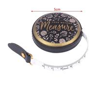 Règle De Style Vintage, Mini Rétracctable Portable 150cm/60 Pouces, Règle De Mesure Rétro, Outils De Couture, Robinet En Rouleau À Fleurs En Centimètres