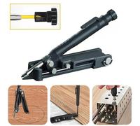 Règle de traçage multifonction, jauge de Contour, boussole de traçage, menuiserie, ligne de Graffiti, outils manuels de mesure, Construction du bois 2