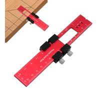 Règle de Travail du Bois 160 Mm/6,3 Pouces en Alliage D'aluminium Butée Coulissante Outils de Mesure de Traçage Règle Carrée de Poche de Type T Métrique en Pouces pour Menuisier