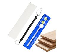 Règle de travail du bois Outils de mesure multifonctionnels de précision | Jauge de nivellement de profondeur pour menuiserie pour meubles de construction, porte, plancher, étagère, comptoir