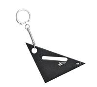 Règle de travail du bois, règle triangulaire en d'aluminium, mini règle triangulaire portable, portable avec outils de travail du bois, outil d'angle carré en aluminium pour