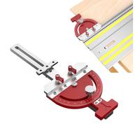 Règle d'onglet réglable pour scie circulaire, avec guide d'angle