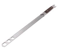 Règle en acier inoxydable 0–30 cm, clé multifonctionnelle pour les mesures, pour la protection personnelle