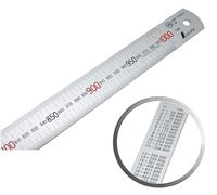 Règle en acier inoxydable Shinwa 100 cm - Avec échelle de 0,5 mm