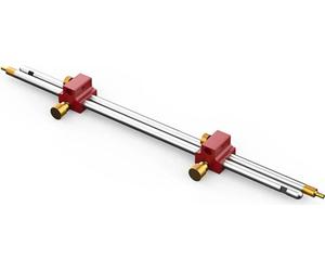 règle en bois 3 en 1 - Jauge de bar modulaire/compas - Positionneur de pince - Tracer & dessiner des cercles - Avec étui - 1 pièce - Gold