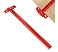 Règle en T - Règle carrée - Marqueur d'angle droit, CEIEVER Règle en T - Outil de marquage en T - Alliage d'aluminium - Marqueur en aluminium pour arpentage topographique (600mm-1)
