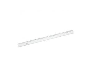 Regle faibo plastique incolore 50 cm