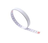 Règle Graduée Métrique en Acier Adhésive pour Menuiserie, Blanc | Ruban pour Rail D’onglet, Échelle 0,1-100mm, Coupe à Longueur, Usage Atelier