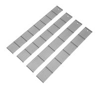 Règle Graduée pour Gâteau Roulé, Guide de Découpe Uniforme en PP Noir | Mesure Précise, Coupe Régulière de Différentes Largeurs, Outil Robuste pour Préparation Rapide, Débutants et Pros