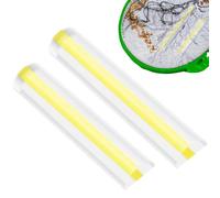 Règle grossissante transparente en acrylique | Règle avec grossissement 2 x pour lecture de documents de conception, salle de ole, étudiants