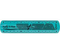 MAPED Lot de 6 Règles plate Twist'n Flex Incassable Flexible 15 cm couleur aléatoire