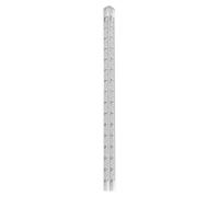Règle mathématique transparente en acrylique - Règle triangulaire à prisme pour artistes et designers - Plage de mesure de 0 à 15 cm - Règle d'échelle d'architecte - 15 cm