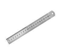 Regle Metal Règle en acier inoxydable 150/200/300/400/500 mm, centimètre, millimètre, bord droit, mesure de précision(200MM)