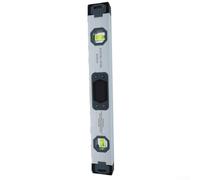Règle numérique à double niveau en aluminium avec base magnétique, double bip de lecture pour angles standard, commutation rapide d'unité, orientation automatique, outil de mesure électronique