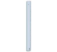 MAPED Lot de 3 Règles plate Essentials Plastique 50 cm Transparente