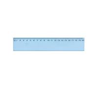 Règle plate en plastique incassable - JPC tracage - 20 cm - Mixte - Durable - Précise