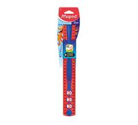 Maped Règle plate Kidy Grip 30 cm antidérapante sans phtalates Coloris aléatoire