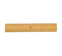 Règle plate - Non spécifié - 20cm - Bois naturel - Certifiée PEFC - Mixte