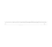 Règle plate plastique anti-tâches Minerva Wonday 50 cm