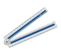 Règle pliante, 150 mm / 300 mm, en plastique