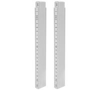 Règle Pliante Règle de Charpentier Pliable Règle Pliable Bâton de Mesure Compact Léger Outil de Travail du Bois pour Mesure sous-Marine Pose de Carreaux Planchers en Bois Projets