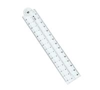 Règle pliante transparente pour dessin, longueur 0-30 cm, outil de mesure mathématique pour étudiants, enseignants, dessins, rédaction