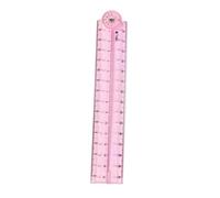 Règle pliante transparente, règle droite, outil de mesure de dessin mathématique pour étudiant enseignant, longueur de mesure 0-30cm / 0-12 pouces pliable
