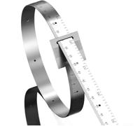 Règle professionnelle de diamètre de ruban Pi en acier inoxydable haute précision 0-1200 mm pour mesure de tuyau industriel (A)