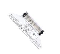 Règle Roulante de Dessin Multi-usage en Plastique Blanc pour Design | Outil de Mesure à Rouleau et Règle, Fonction Cercle Précise, Déplacement Fluide, Tracé Rapide, pour Dessin