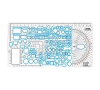 Règle Small Tactical Ruler NATO M-Tac - Blue