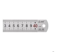 Règle SOURCING MAP 1Pcs 400x1x29mm Inoxydable Acier Règle Métal Règles Pouce Métrique Graduation Droite Bords Mesure Outil