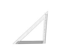 Règle triangulaire 150/200/300 mm en acier inoxydable - Règle carrée à angle droit pour le travail du bois - Outil de géométrie professionnel