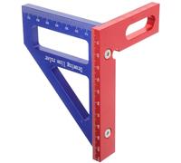 Règle Triangulaire de Menuisier en Alliage D'aluminium, Angle 45 90 | Mesureur D’angle à Échelle Claire, Léger et Lisible, pour Ingénieurs et Passionnés de Bois