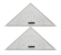 Règle triangulaire de Navigation maritime, ensemble de traçage de cartes en | 30 cm Échelle Gravée de Précision pour Cartographie Mesure de Distance Bateaux