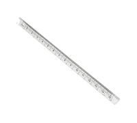 Règle Triangulaire en Acrylique Transparent - 0 à 15 cm - Idéal pour Enseignants, Étudiants et Couture - Plastique