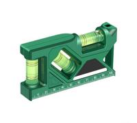 Règle Verte Portable 23cm pour Usage Quotidien | Base magnétique puissante, fixation sécurisée métal, opération mains libres, gain de temps(4inch)