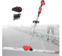 Règle Vibrante De Nivellement De Surface Corete, Règle Vibrante De Nivellement De Surface électrique Rechargeable Corete, Moteur Vibrant pour Chape en Ciment, Deux Batteries, 1Xbattery, 1.5M