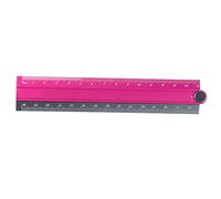 Règles de dessin de 30 cm, papeterie métallique pliable, Purple | Règle pliable en aluminium avec échelle claire, facile à pour l ' école, le bureau, les étudiants et les