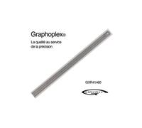 Réglet acier épais ép = 1mm l = 24mm l = 50cm - graphoplex