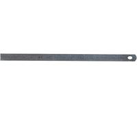 Réglet acier flexible double face - ép = 0,5mm - l = 13mm - L = 15cm